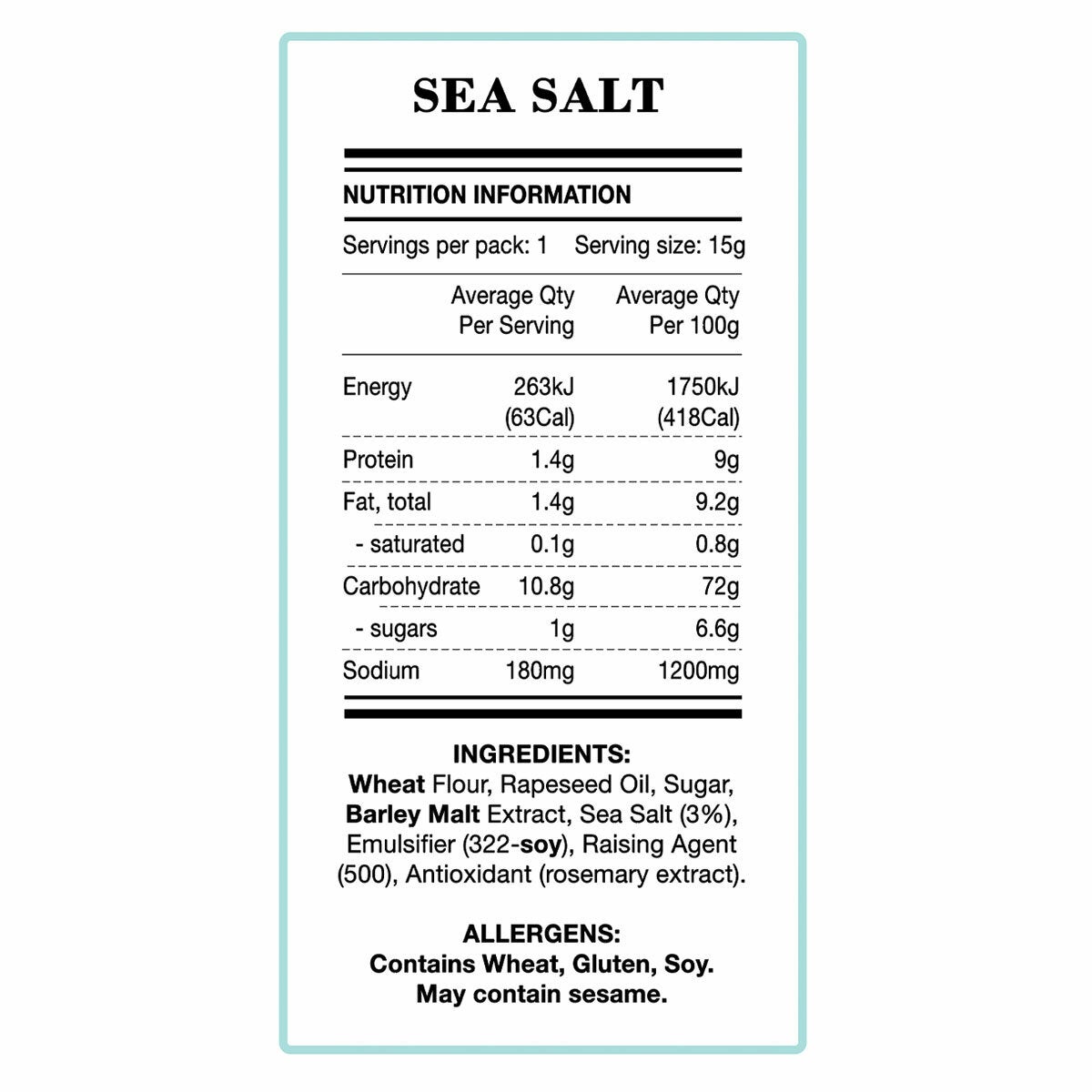 Macy & Tailor Sea Salt & Honey Mustard 24x15g - Grocery Online Macy & Tailor Sea Salt & Honey Mustard 24x15g - Grocery Online
