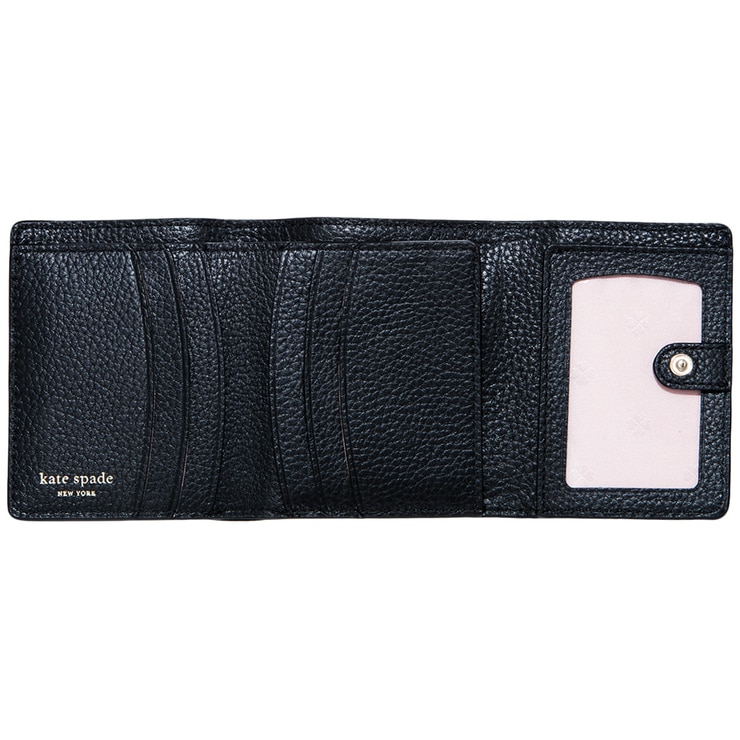 Kate Spade Polly Small Trifold Wallet Black PWRU7316001 | Costco Australia