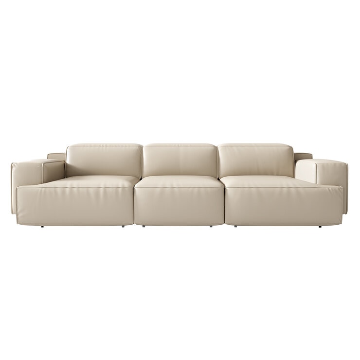 Valencia Valentina Leather Reclining Lounge 3 Seater Beige Color Valencia Valentina Leather Reclining Lounge 3 Seater Beige Color
