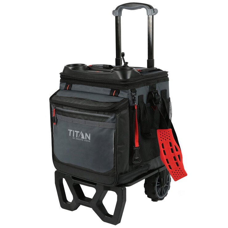 Titan 60 Can Rolling Cooler With Cart Titan 60 Can Rolling Cooler With Cart