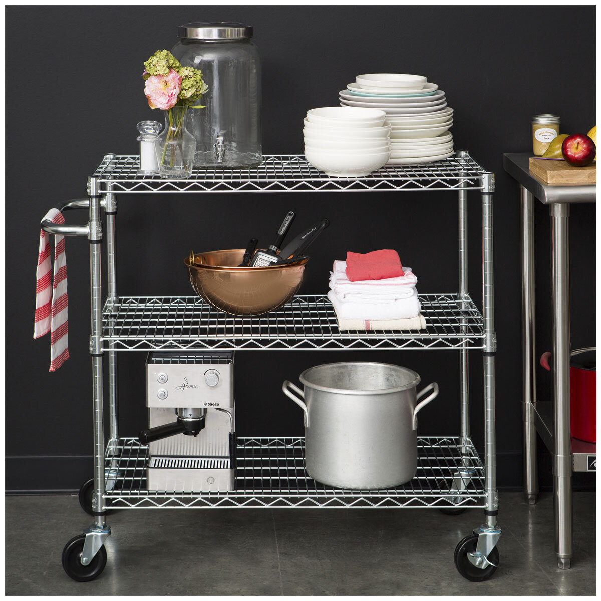 Trinity 3 Tier Utility Cart