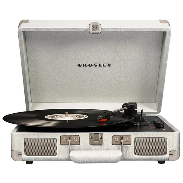 Crosley Cruiser Bluetooth Portable Turntable White Sands CRIW8005F-WS4 Crosley Cruiser Bluetooth Portable Turntable White Sands CRIW8005F-WS4