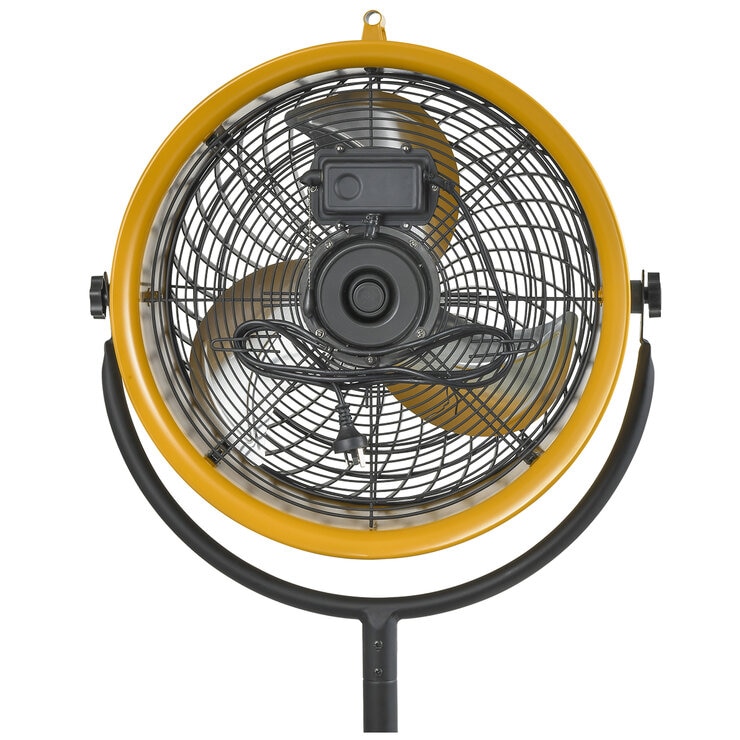 Caterpillar 46cm High Velocity Drum Pedestal Air Circulator Outdoor Fan HVPD-18AC-OD