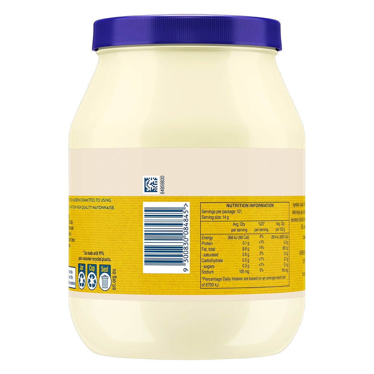Best Foods Mayonnaise 1.7kg Best Foods Mayonnaise 1.7kg