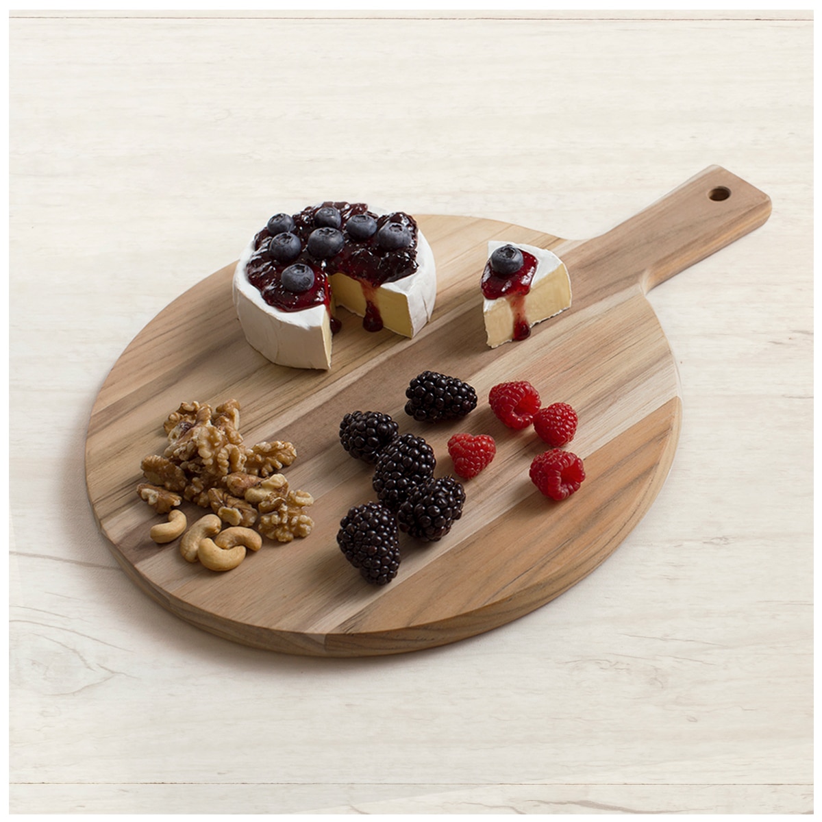 Tramontina Wooden Serving Boards with Handles- Round & Square