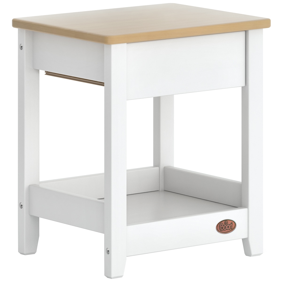 Boori Linear Bedside Table - Barley/White/Almond