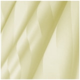 Kingtex 1200TC Egyptian Cotton Sateen Stripe Quilt Cover Set Queen - Cream