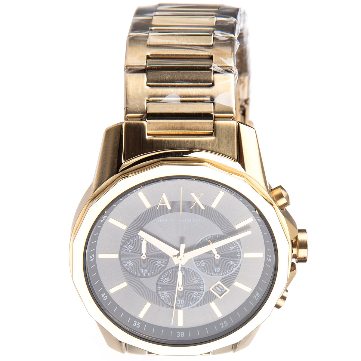 Armani Exchange Chronograph Gold-Tone Stainless Steel Men's Watch AX1721