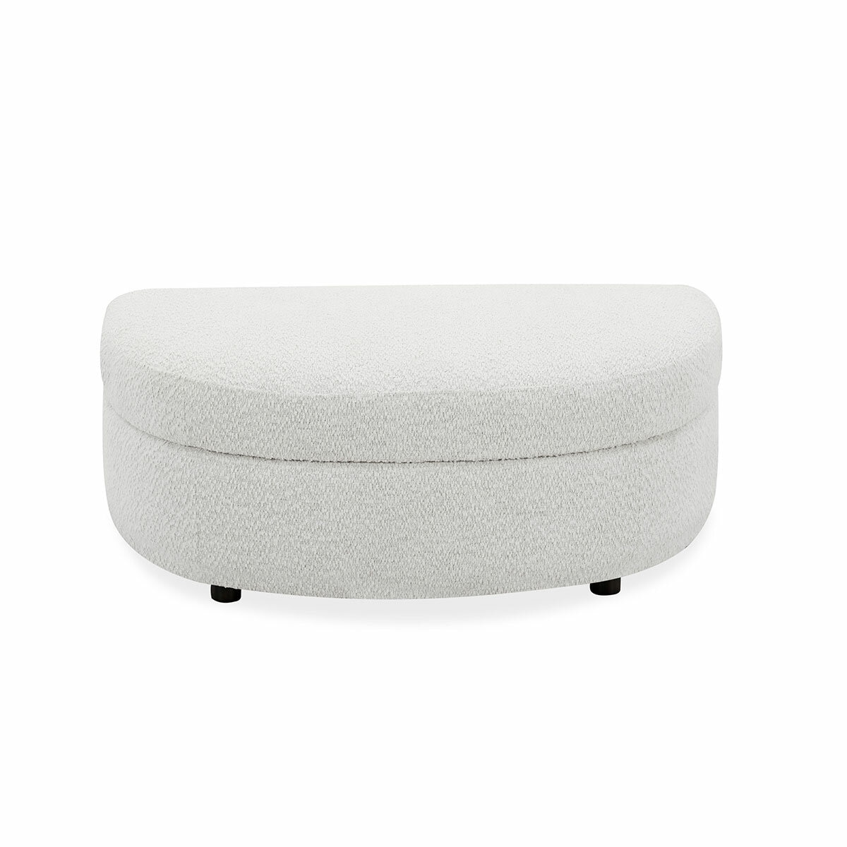 Aiden & Ivy Fabric Accent Chair With Storage Ottoman
