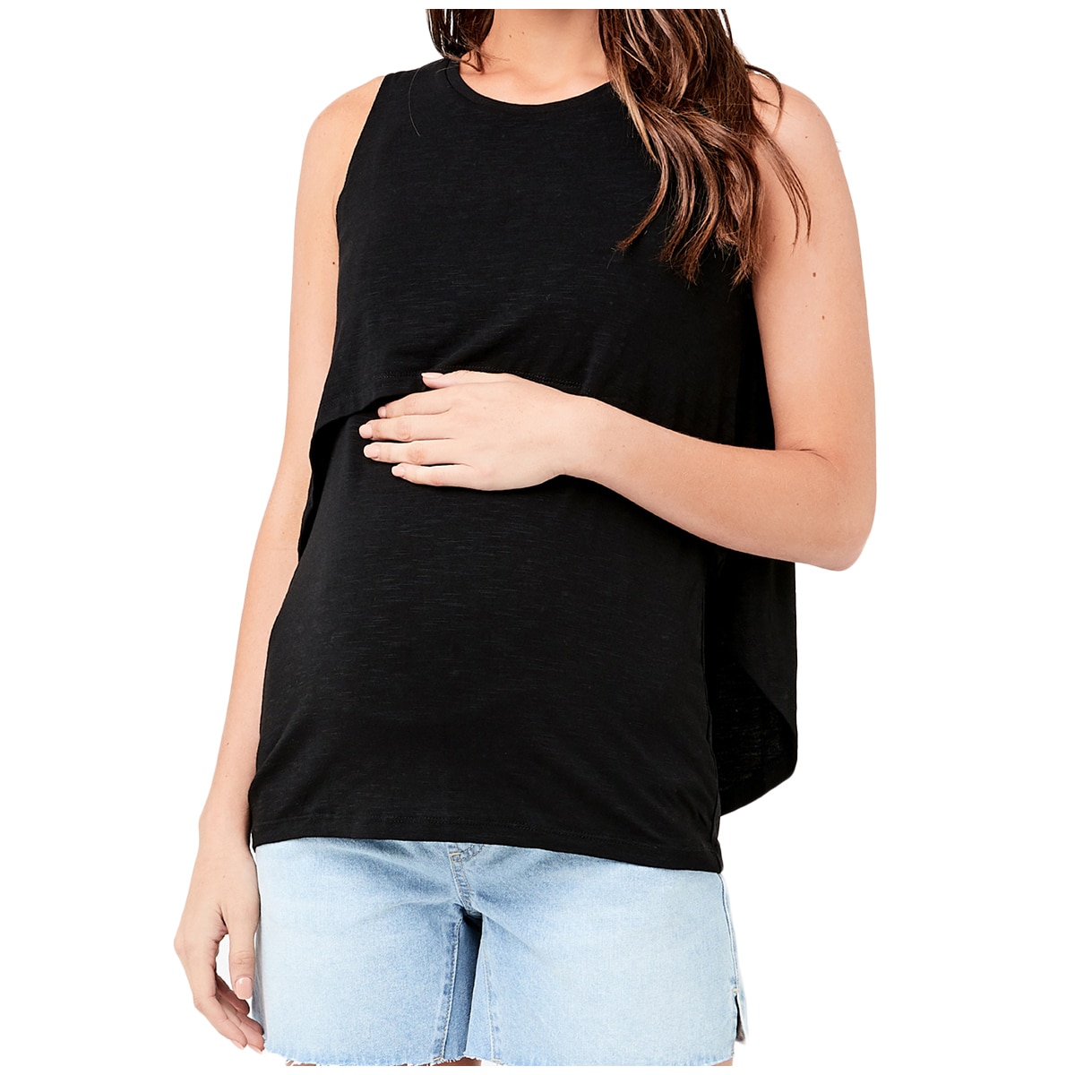 Ripe Maternity - Women's Nursing Tank - Black