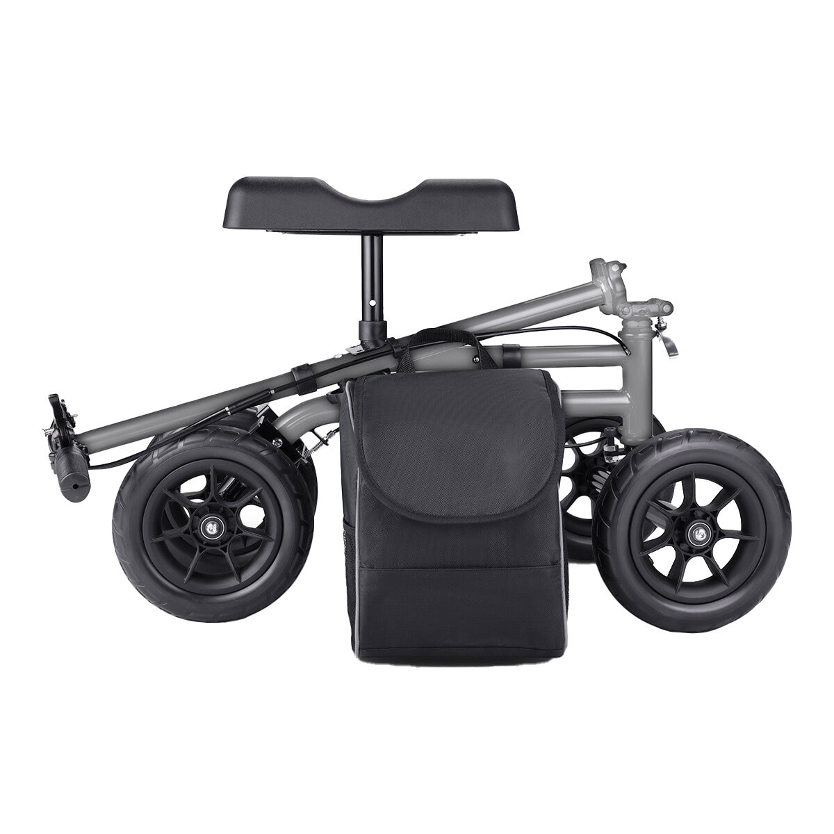 Altus Knee Walker Scooter All Terrain 10-Inch Wheel - TITANIUM