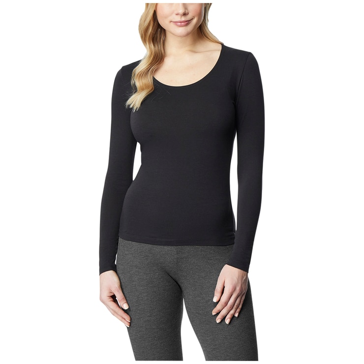 32 Degree Women's Heat Long Sleeve Top 2 pack - Black