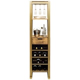 Wine Stash Timber Bar Cart Tower