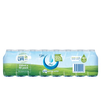 Nu-Pure Mini Spring Water 40 x 250ml