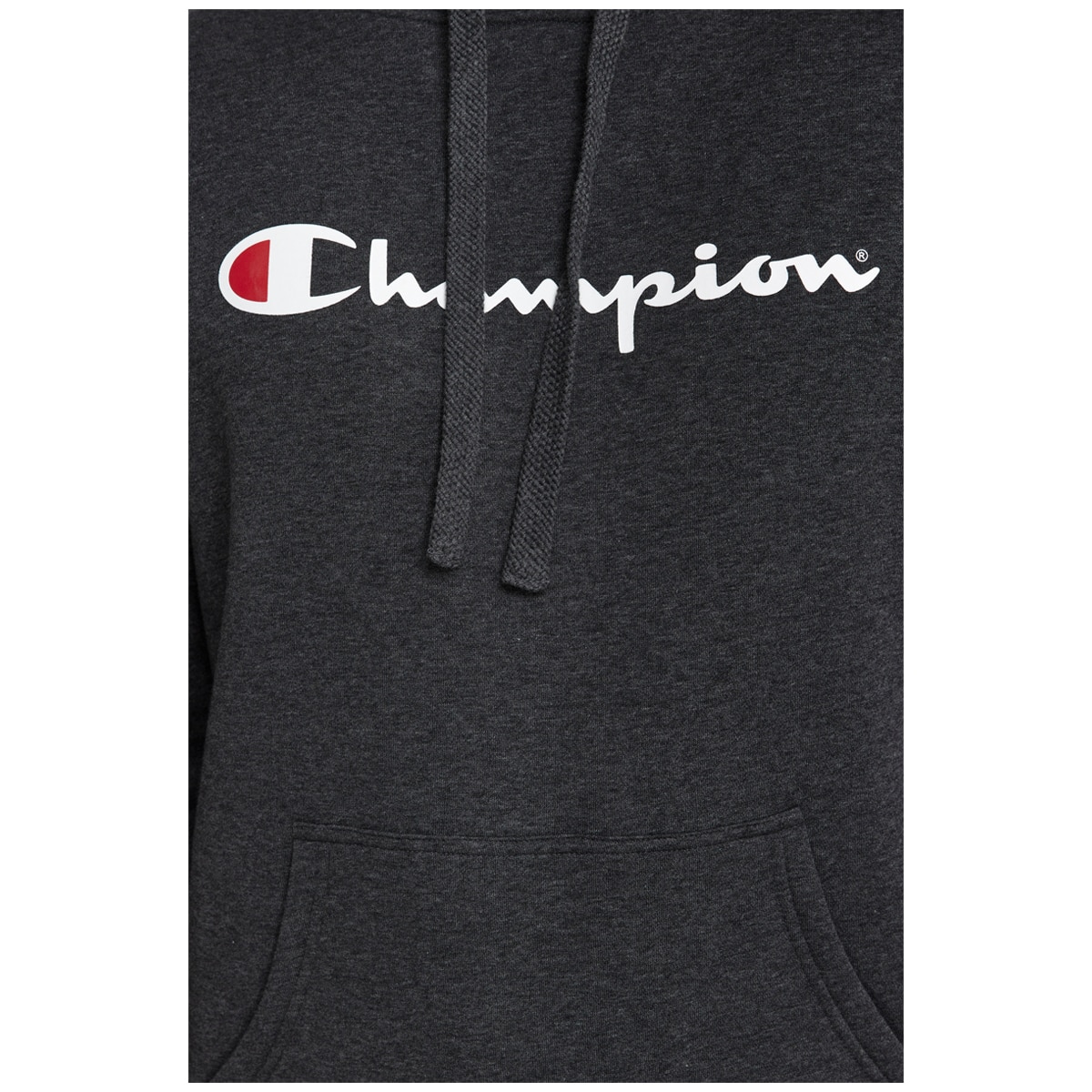 Champion Men's Script Hoodie Granite Grey