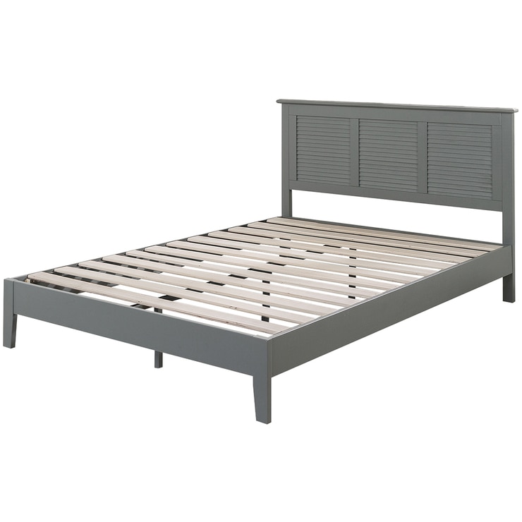 Blackstone Wooden Bed Frame Queen Grey Costco Australia