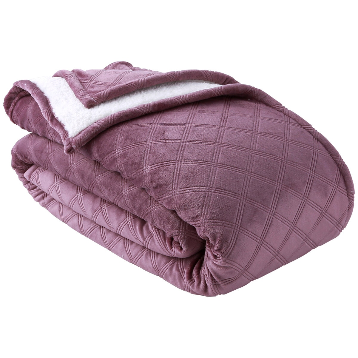 Berkshire Life Ultra Soft Blanket Queen Plum Costco Aus...