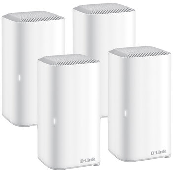 D-Link AX1800 Dual Band Seamless Mesh Wi-Fi 6 System 4 Pack COVR-X1874
