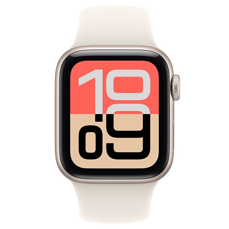 Apple Watch SE 3&nbsp;Starlight Aluminium Case With Starlight Sport Band