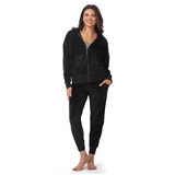 JEZEBEL Women's Velour Lounge Set Black AU XS JEZEBEL Women's Velour Lounge Set Black AU XS