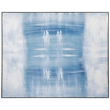 Cafe Lighting and Living Vivify Oil On Canvas Painting Blue