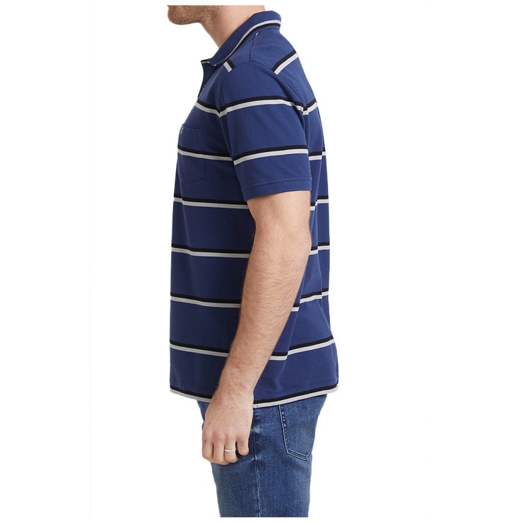 Sportscraft Polo MP36 - Navy Stripe Sportscraft Polo MP36 - Navy Stripe