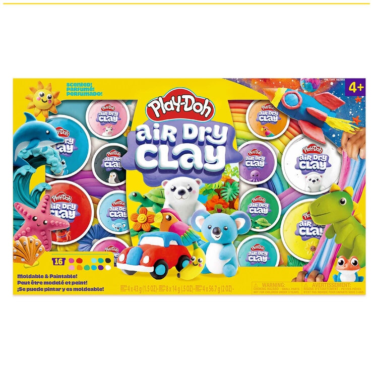 Play-Doh Variety and Air-Dry Clay Assortment