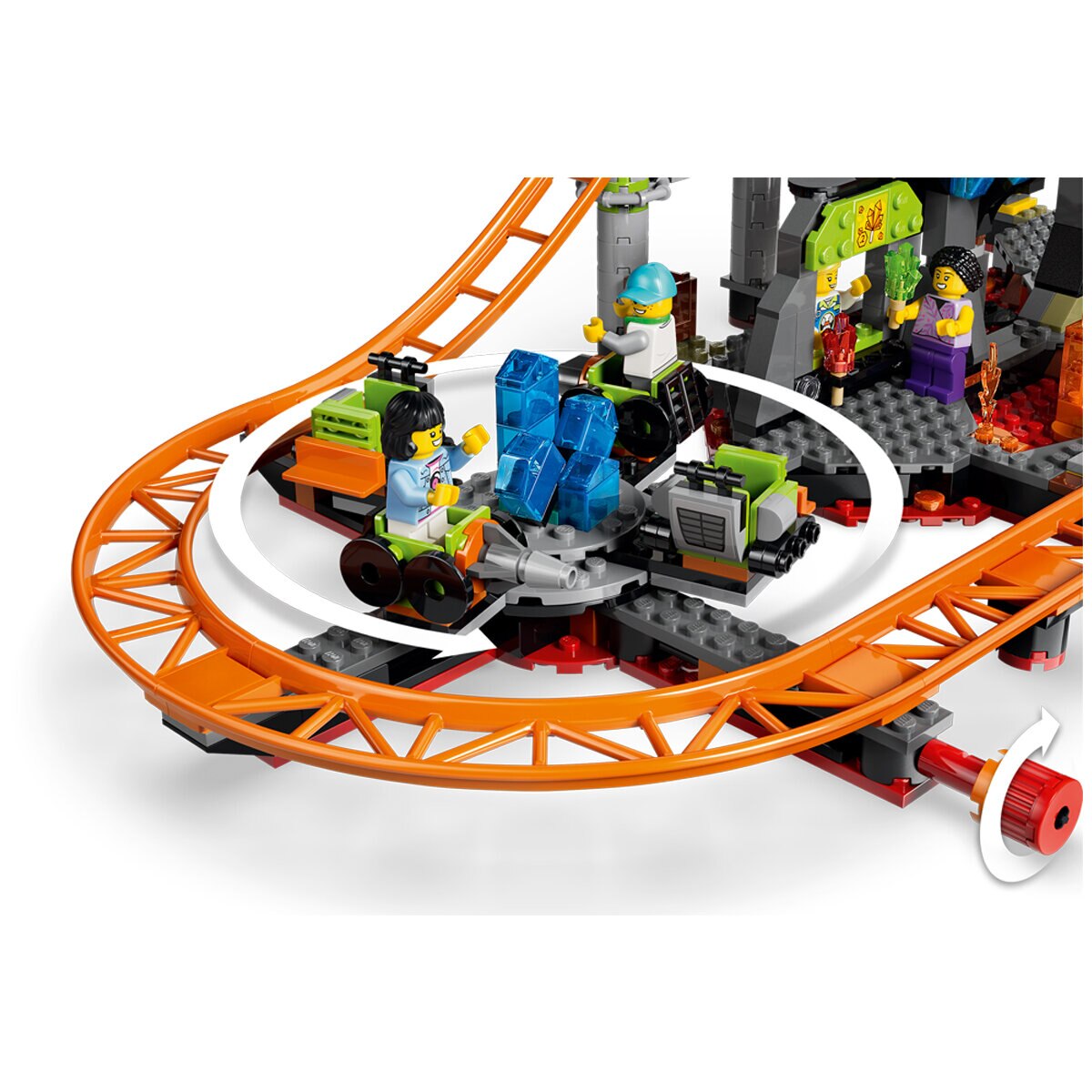 LEGO City Lava Land Roller Coaster Park Building Set 60501 LEGO City Lava Land Roller Coaster Park Building Set 60501