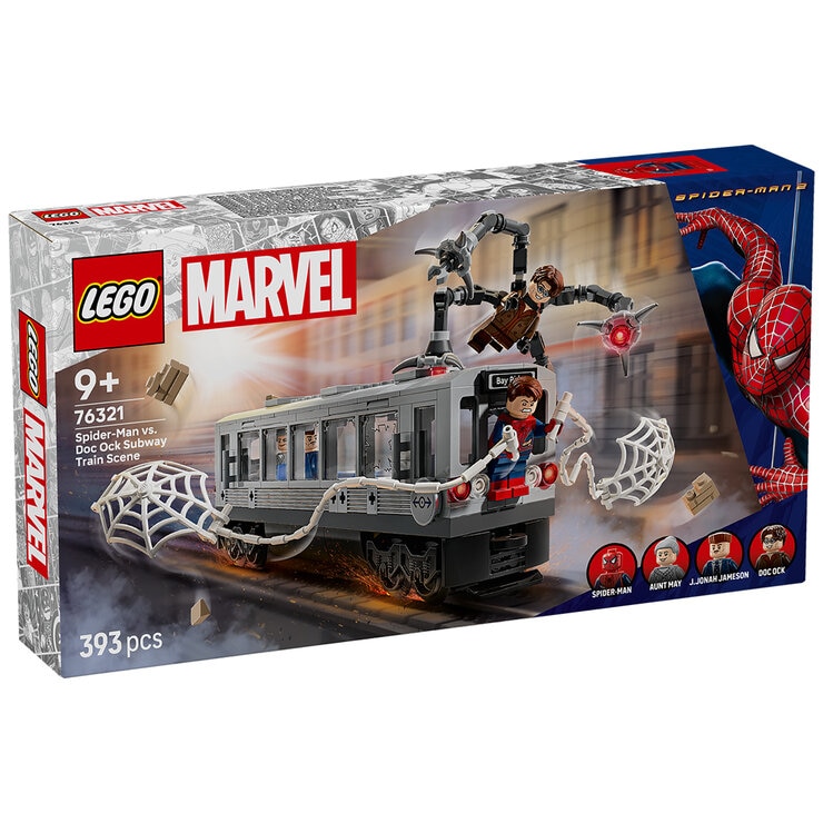 LEGO Marvel Spider-Man vs. Doc Ock Subway Train Scene 76321