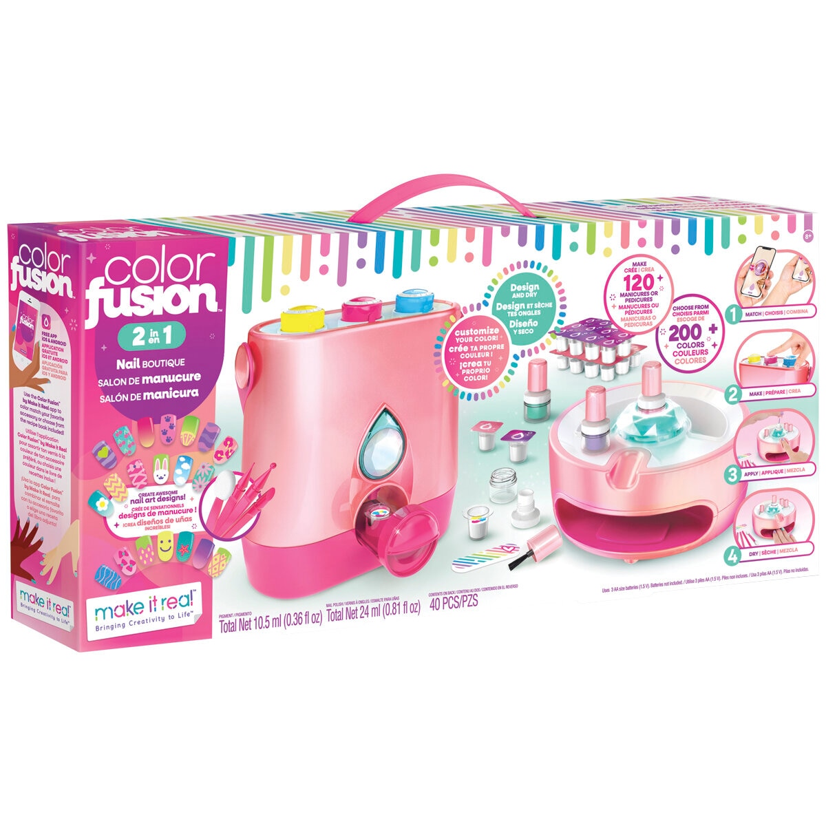 Make It Real Colour Fusion Nail Boutique Pink