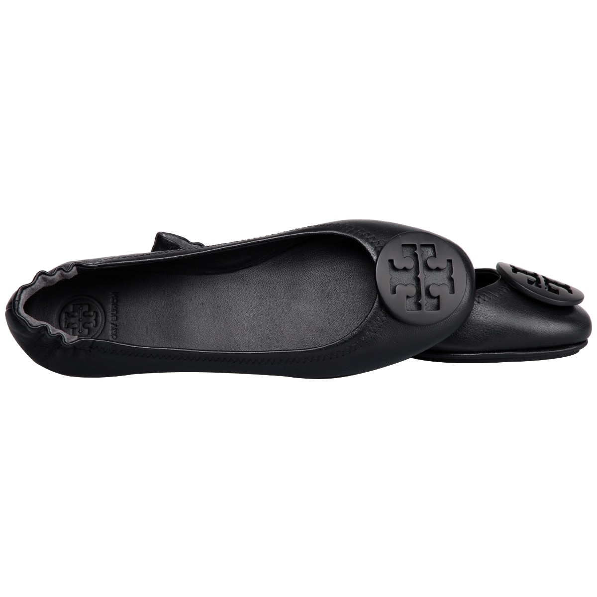 Tory Burch Minnie Travel Ballet Flat - Black