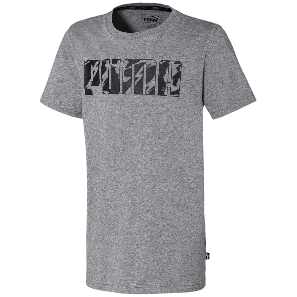 Puma Boys Tee - Heather Grey