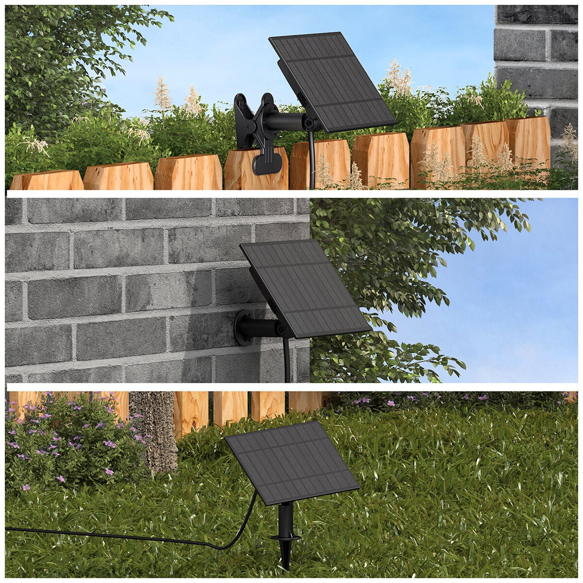 Artika Blaze Outdoor Solar Light Black OUT-BZSO-C6BL