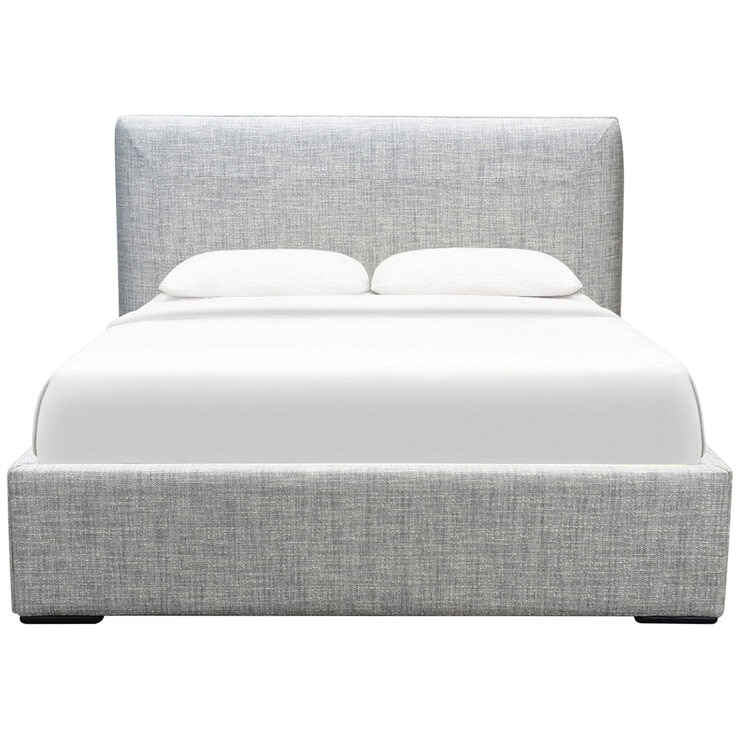 Moran Ora King Bedhead with Encasement and Slats Steel