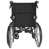 Altus Transport Wheelchair Lightweight Folding Self Propelled 20 Inch Wheel Black