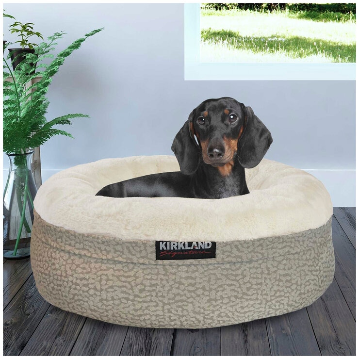 Kirkland Signature 60cm Round Nest Pet Bed White