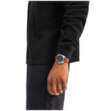 Coach Charter Saddle Leather Strap Blue Dial Men's Watch 14602741