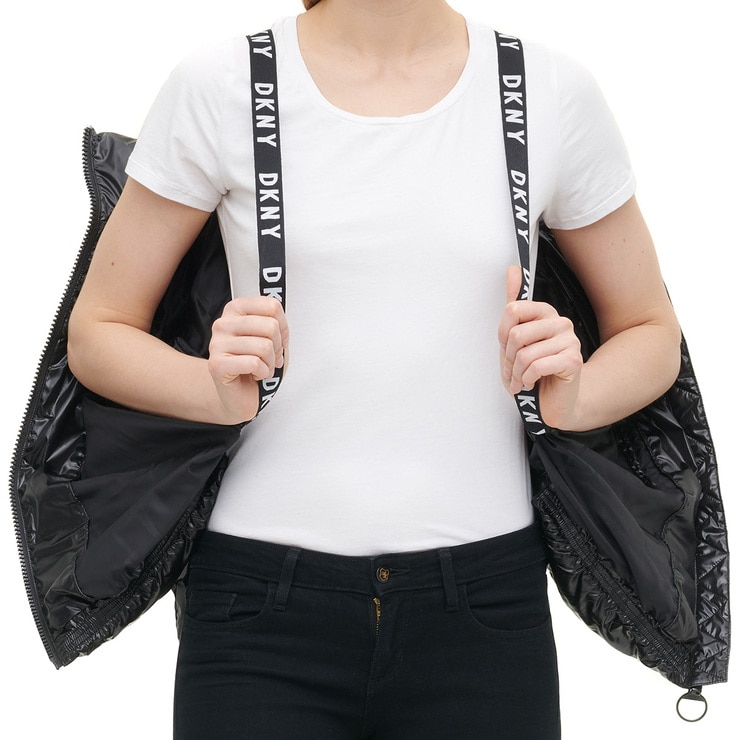 DKNY Women's Sports High Shine Puffer Jacket Costco Australia