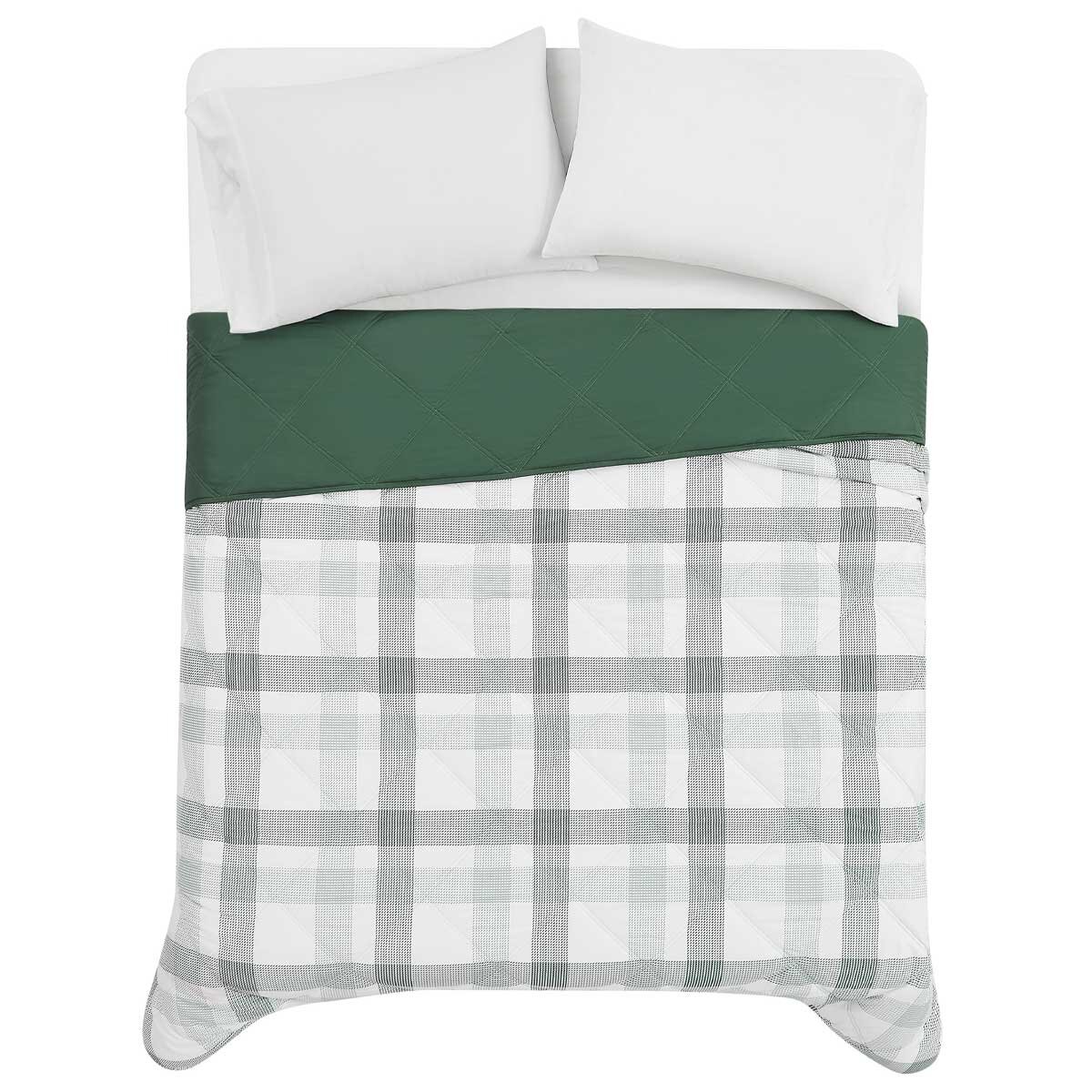 Season's Collection Down Alternative Blanket King Green