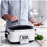 GreenPan 6L Slow Cooker CC005724-003 Cloud Cream