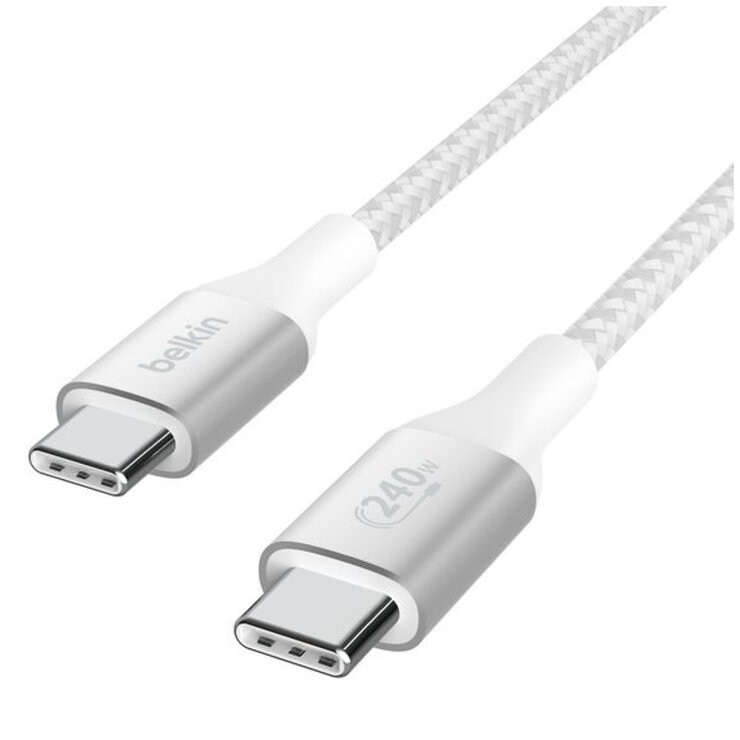 Belkin BoostCharge USB-C to USB-C Cable 2M White CAB015BT2MWH