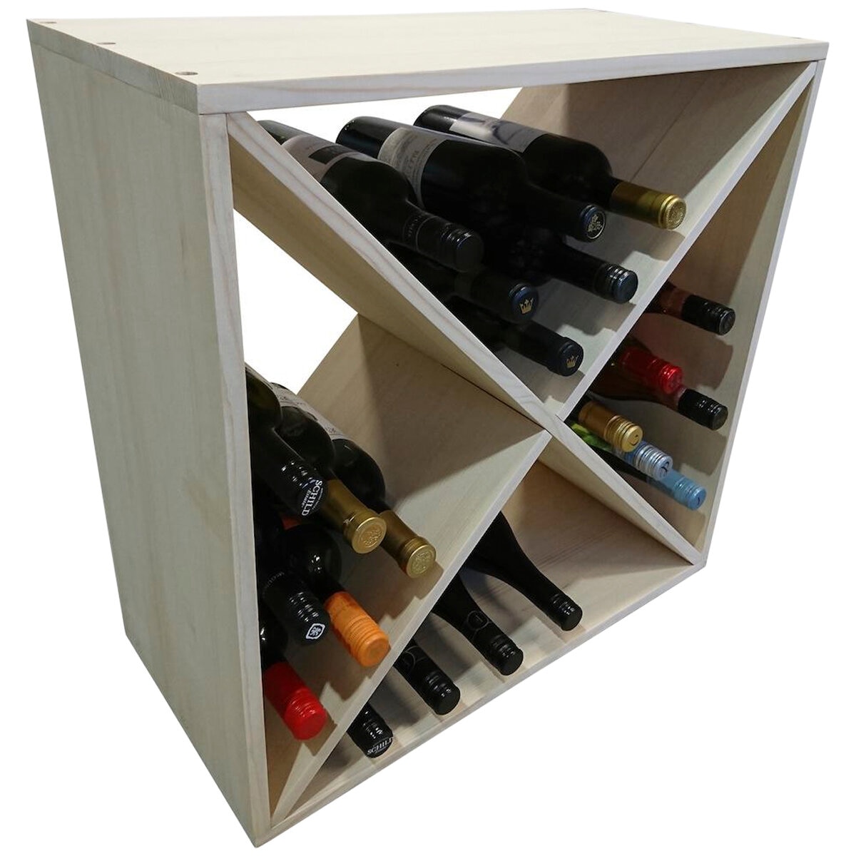 Wine Stash 24 Bottle Wine Cube