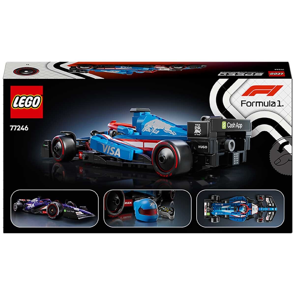 LEGO Speed Champions Visa Cash App RB VCARB 01 F1 Race Car 77246