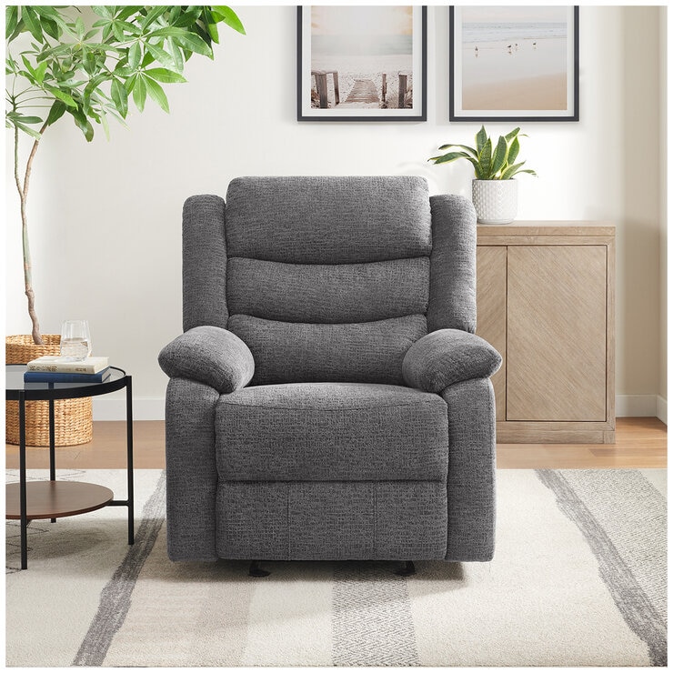 Northridge Home Fabric Glider Recliner