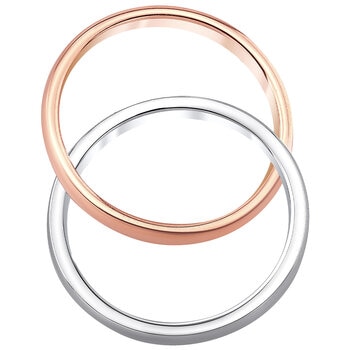 18KT White And Rose Gold Fancy Ring