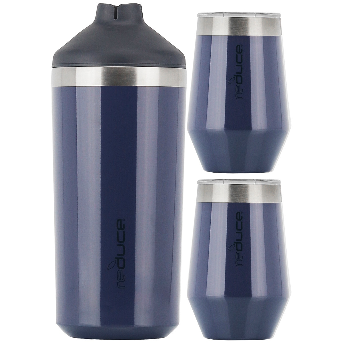 Reduce Stainless Steel Wine Cooler 2 pack Tumblers