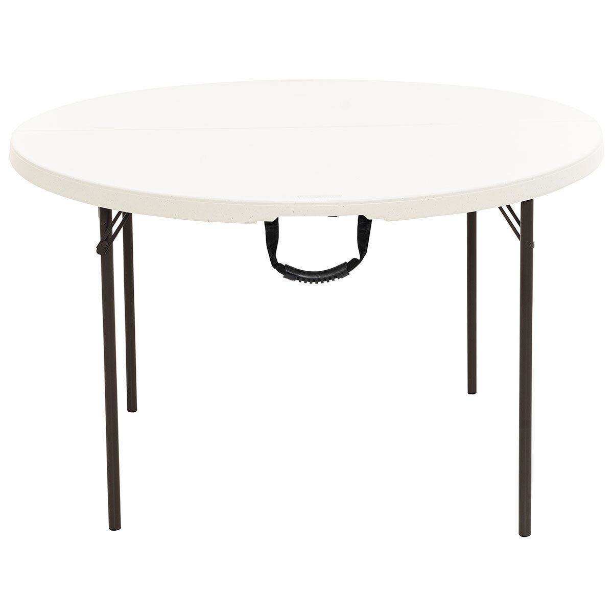 Lifetime Fold in Half Round Table Almond 122cm