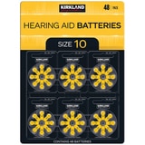 Kirkland Signature Hearing Aid Batteries Size 10 2x48 pack