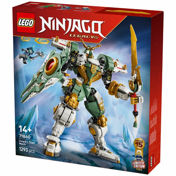 LEGO NINJAGO Lloyd’s Titan Mech 15th Anniversary Toy 71860