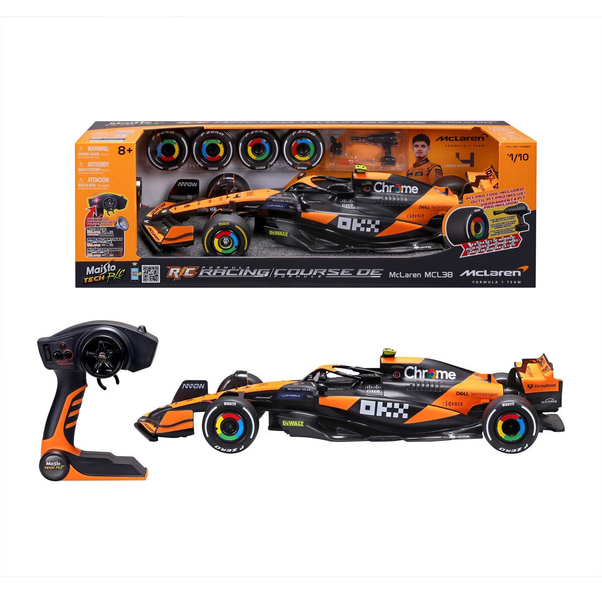 Maisto 1:10 Formula Racing RC Mclaren Norris